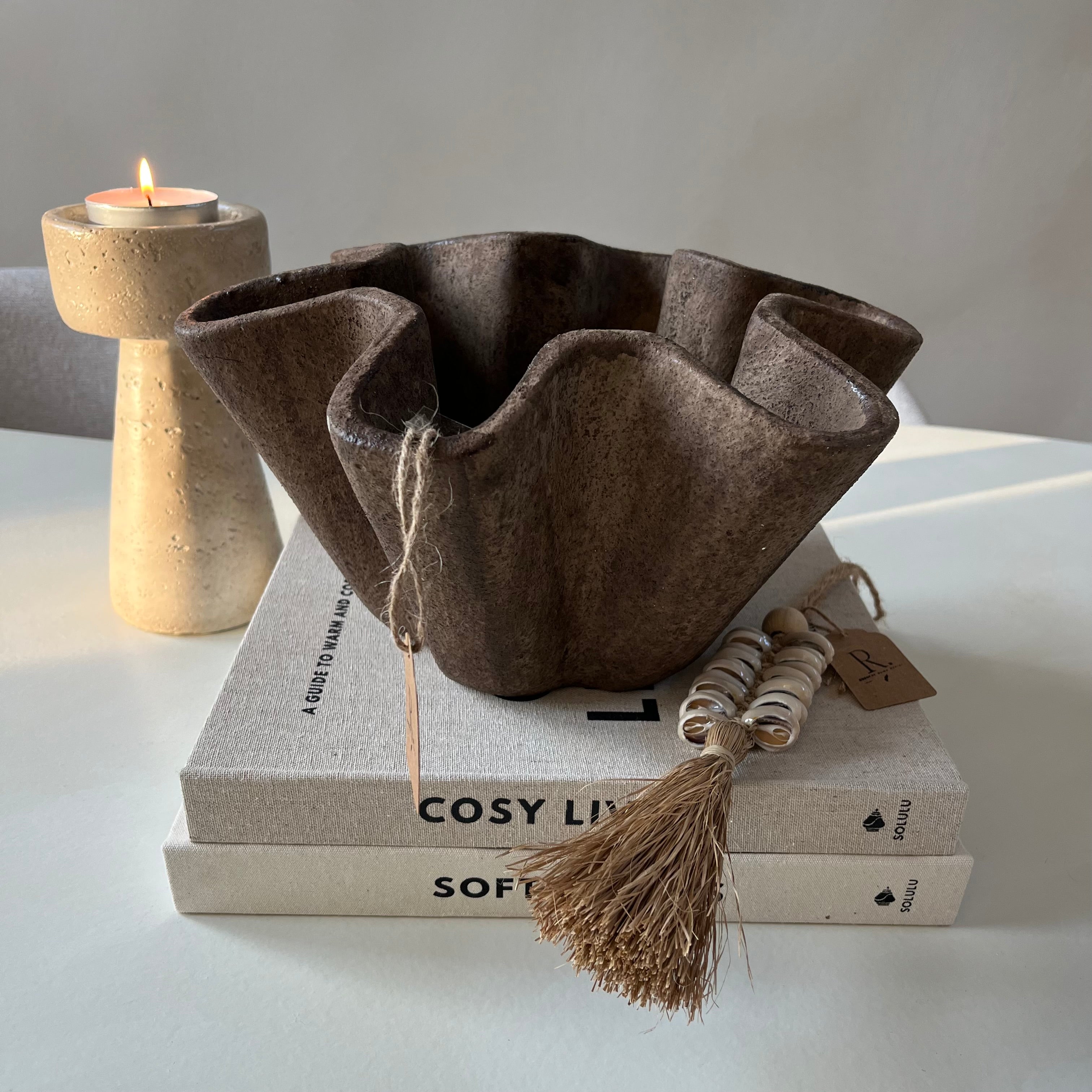 Schaal organisch bruin L