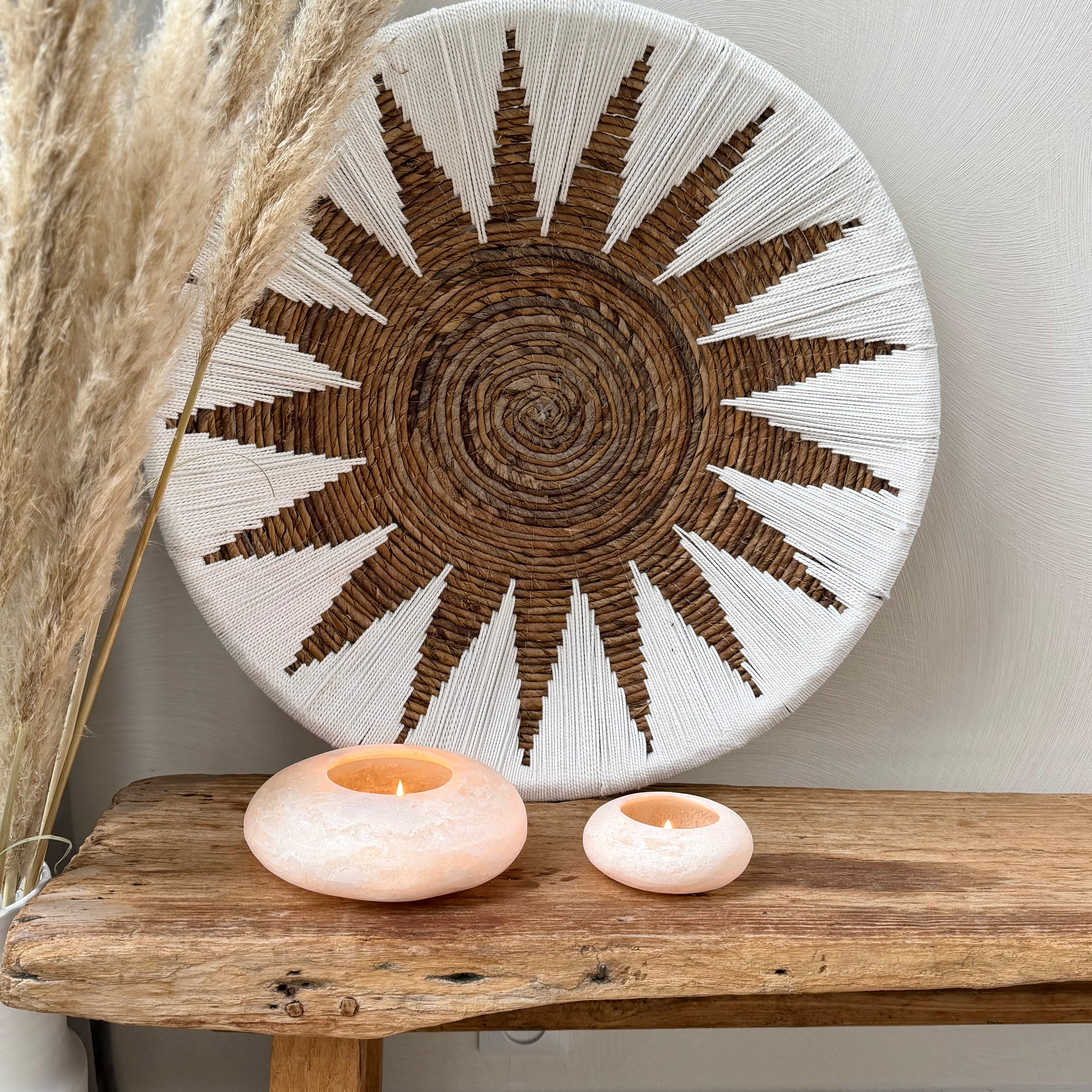 Wandschaal zon white