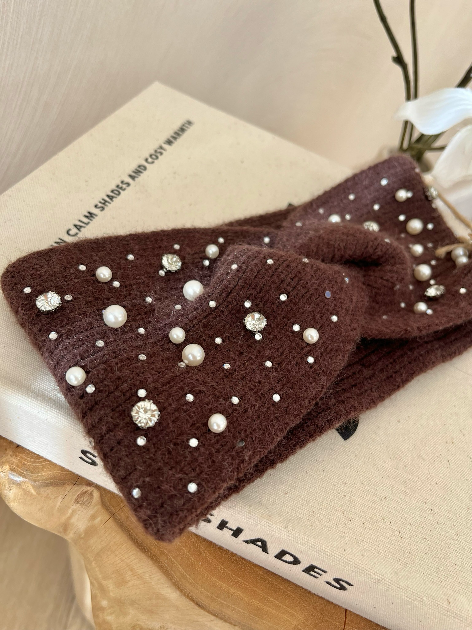 Winter haarband strass