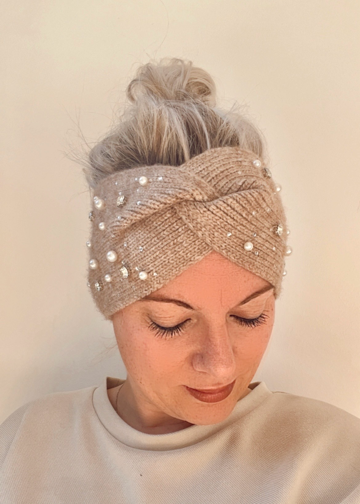Winter haarband strass