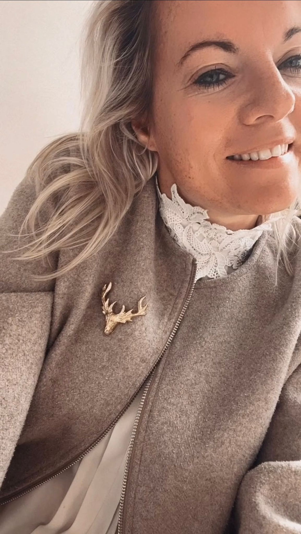 Broche/ kaarsenpin