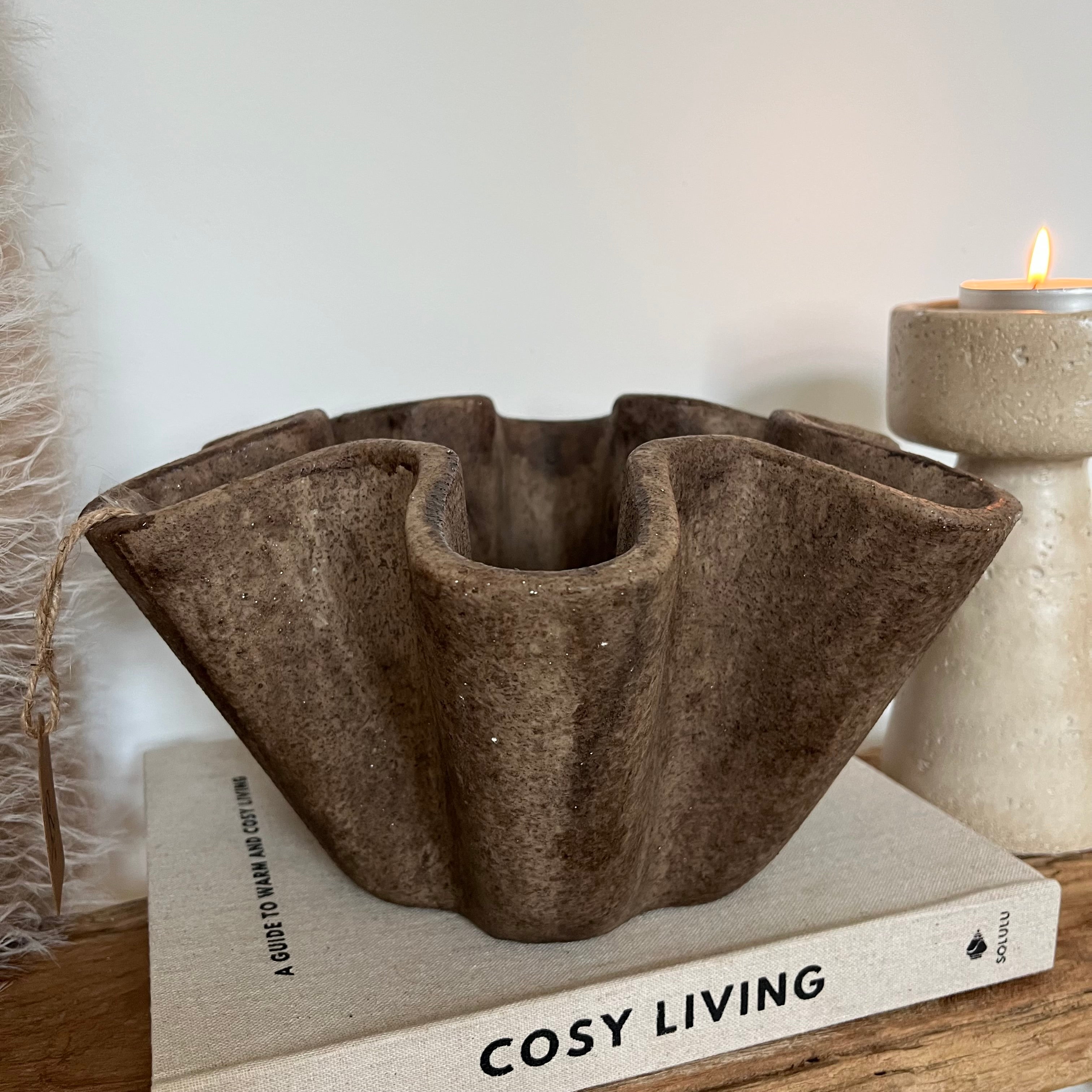 Schaal organisch bruin L