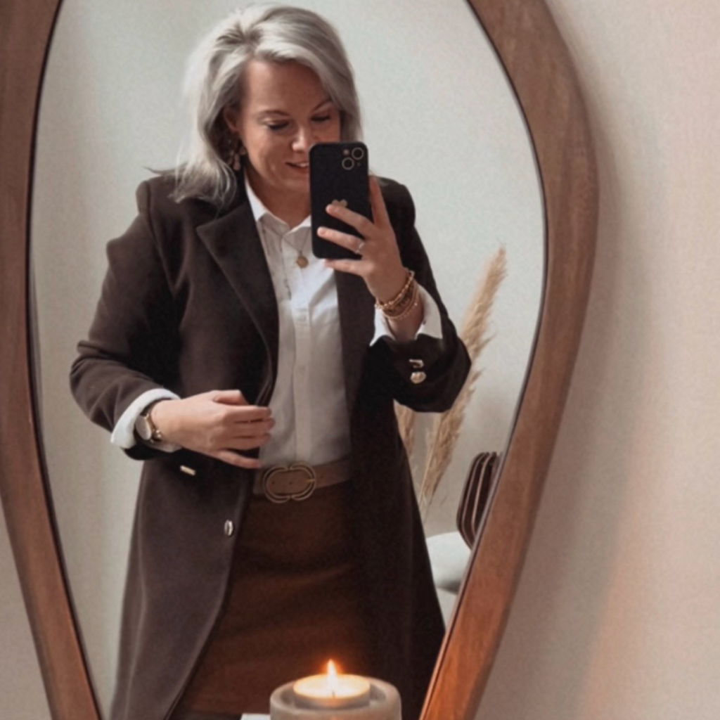 Mantel chocolade bruin