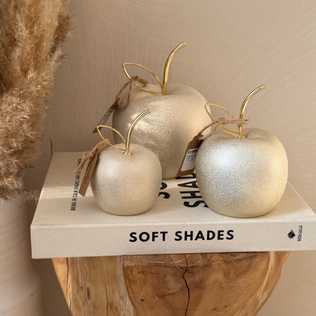 Shinny deco appel gold