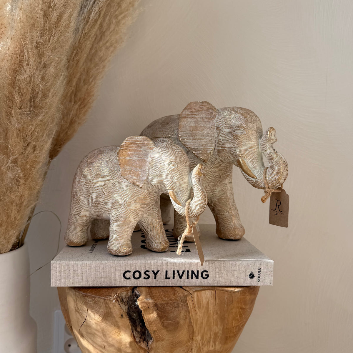 Olifant goud/beige