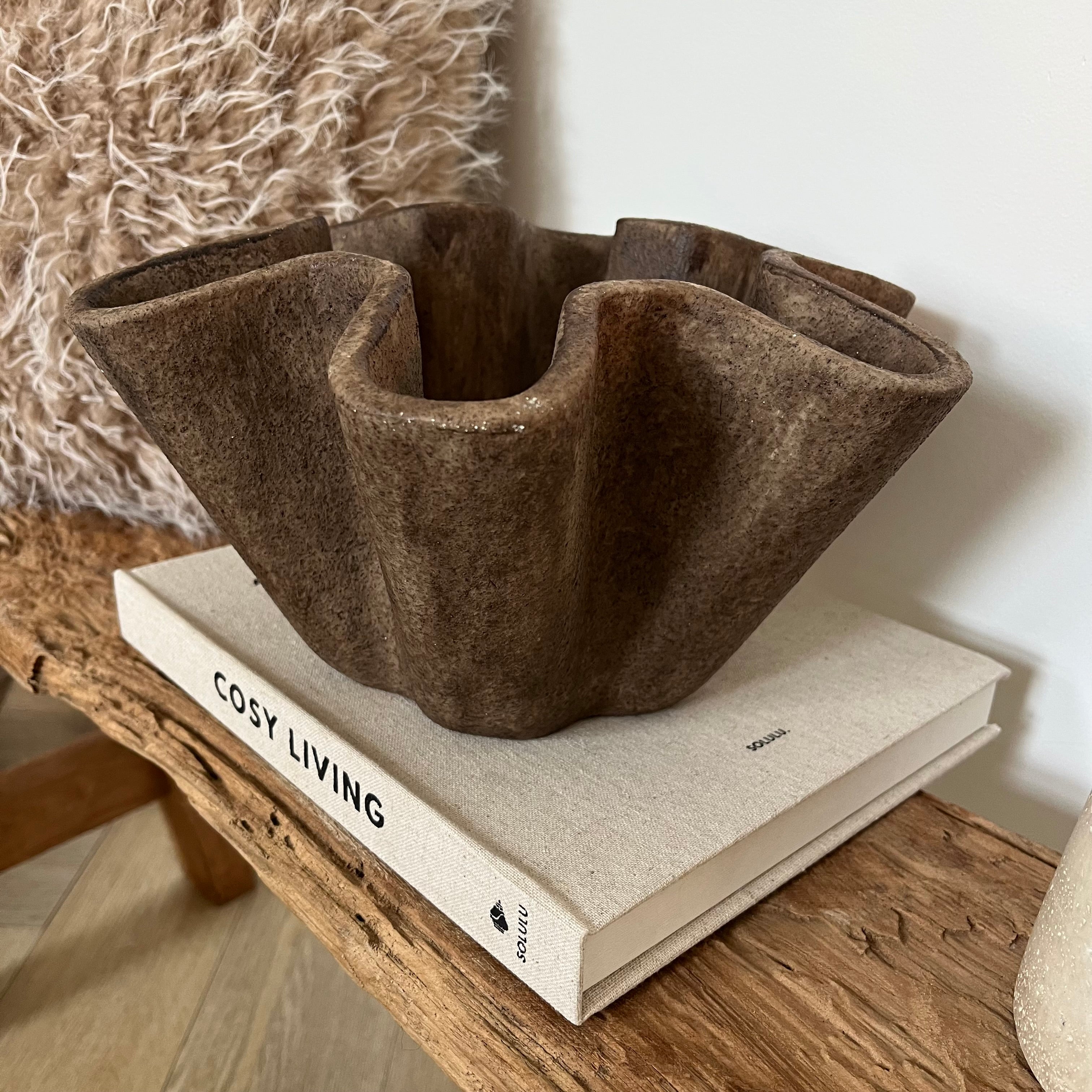 Schaal organisch bruin L