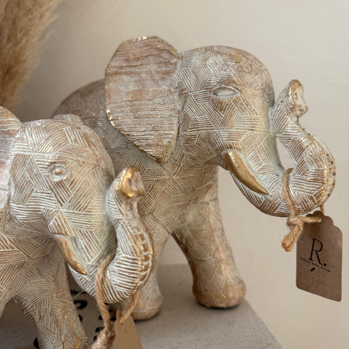 Olifant goud/beige