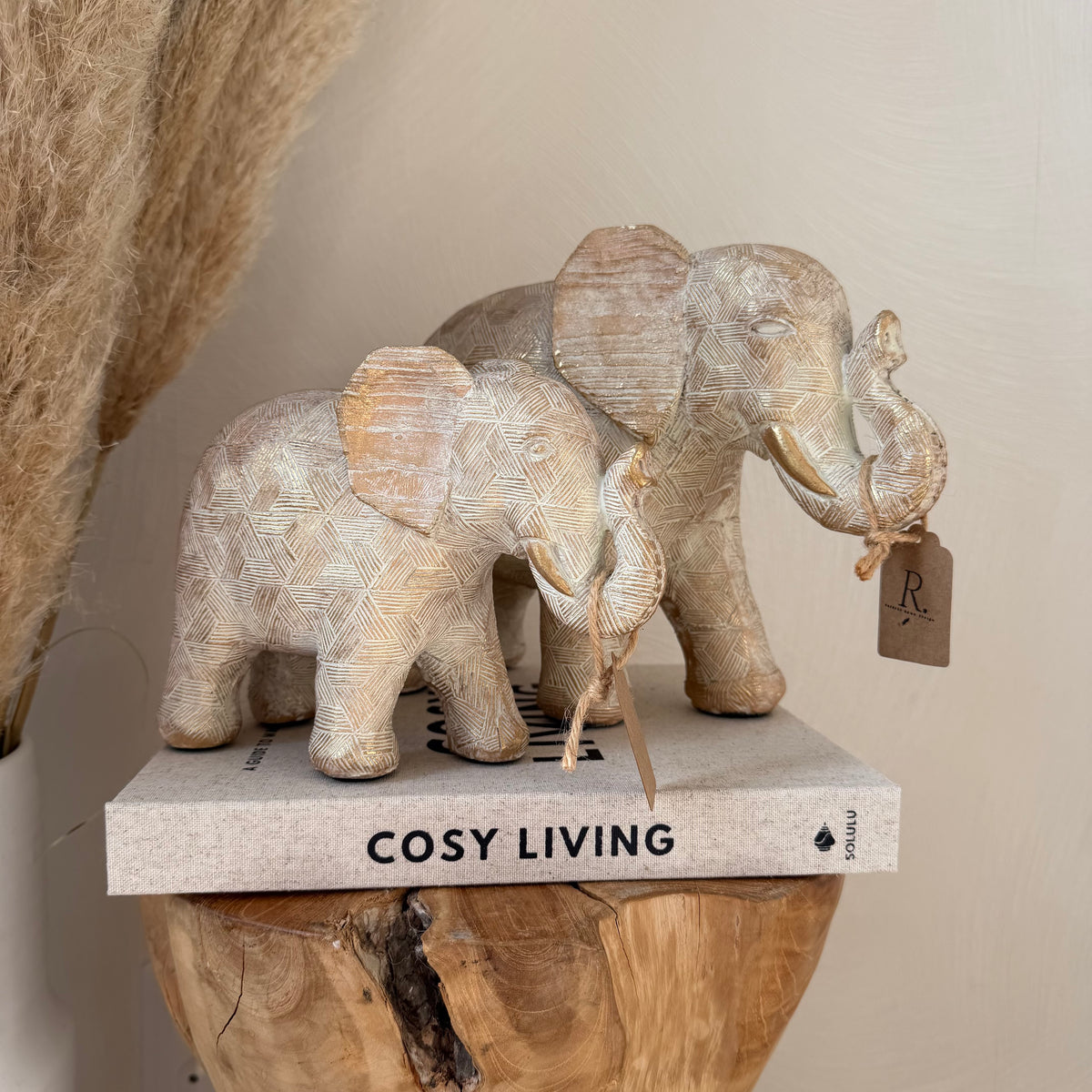 Olifant goud/beige