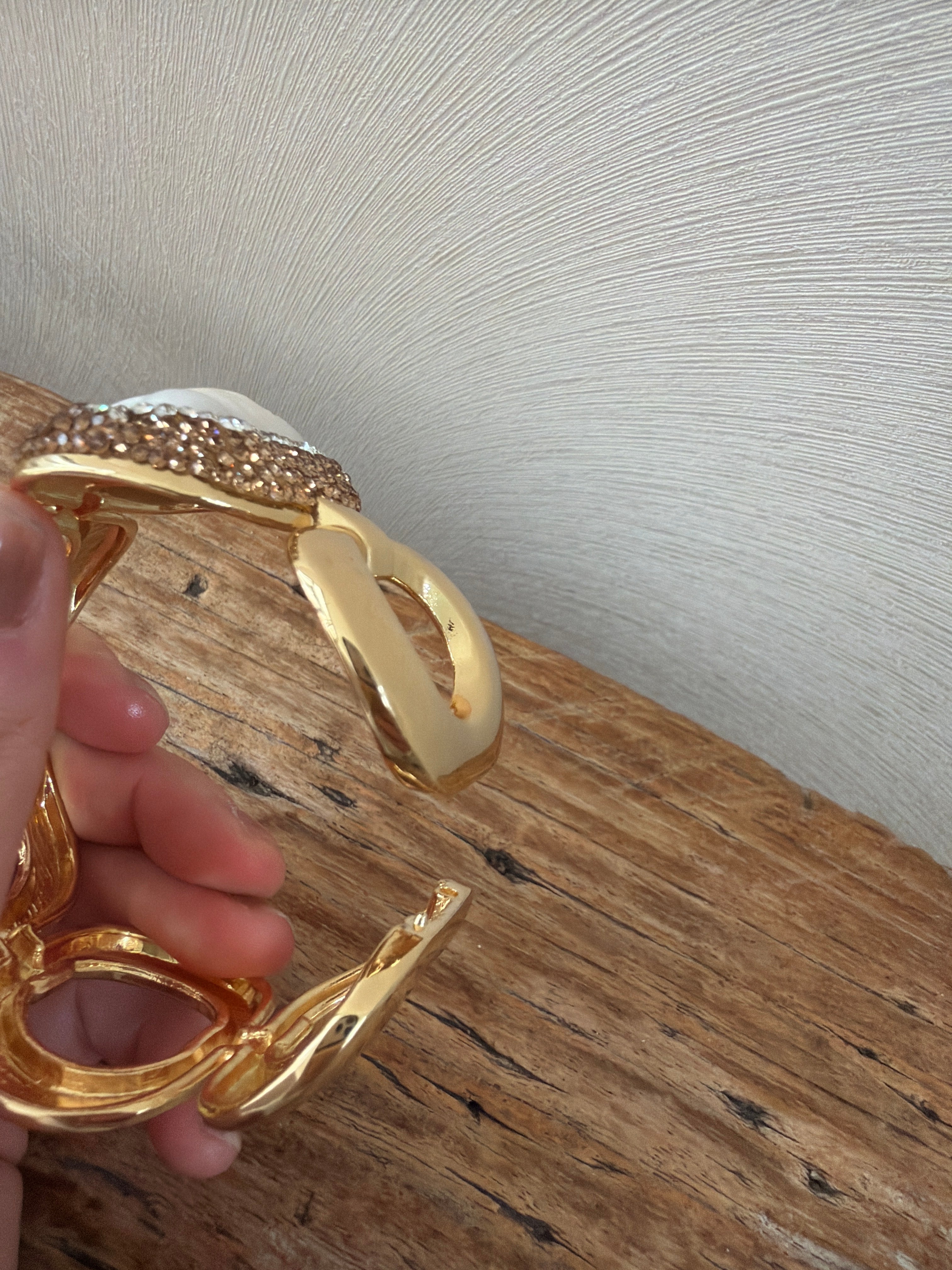Parel loliet met edelsteen armband