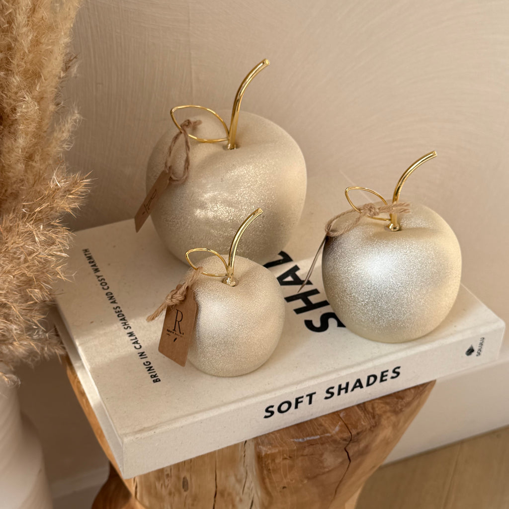 Shinny deco appel gold