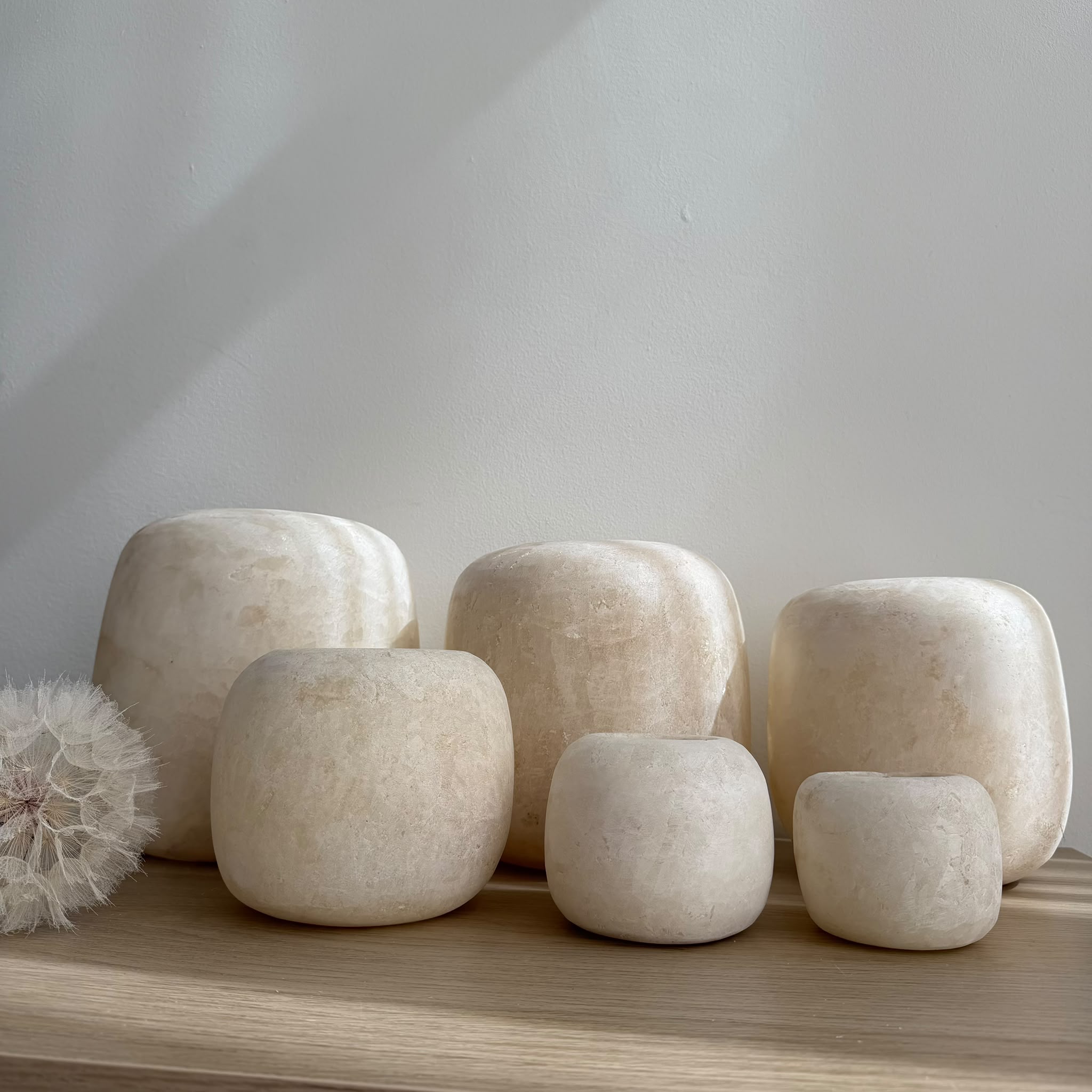 Alabaster rond
