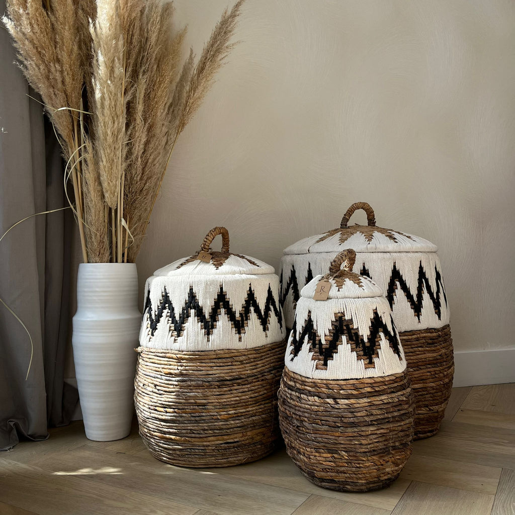 Macrame mand white
