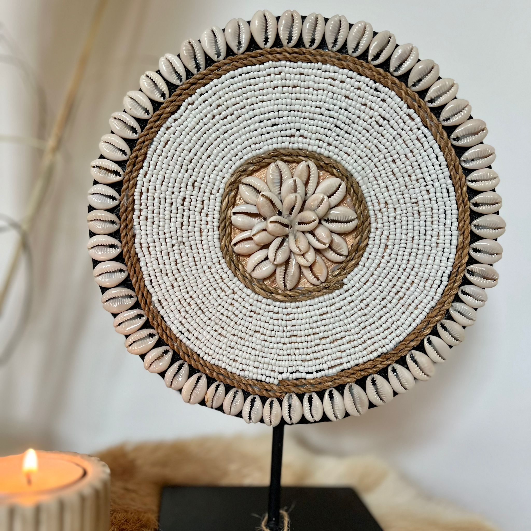 Ornament rond schelp