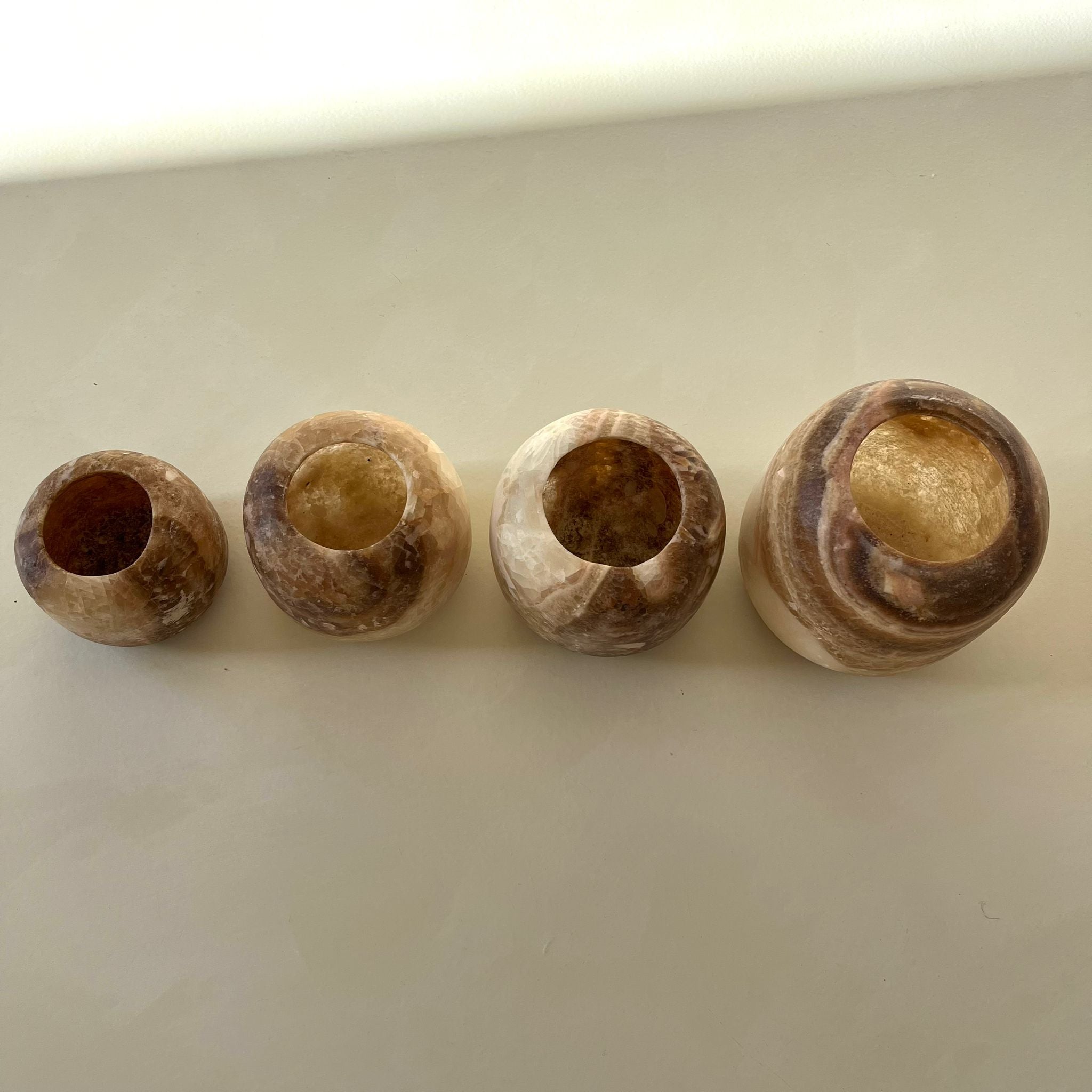 Alabaster rond
