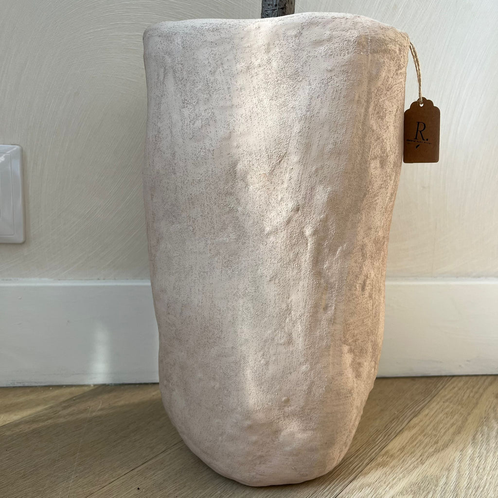 Vaas terracotta zand