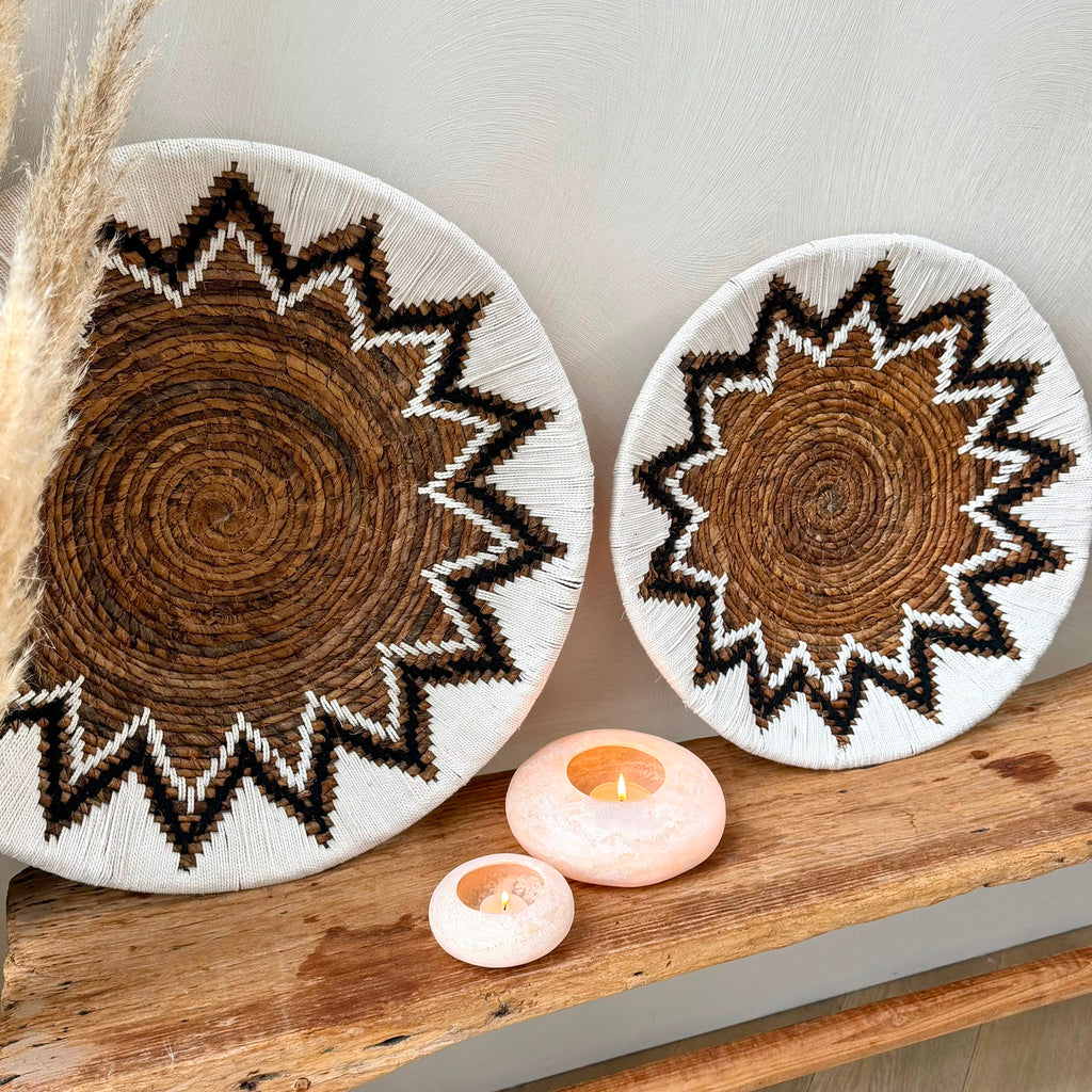 Wandschaal seagrass en rope