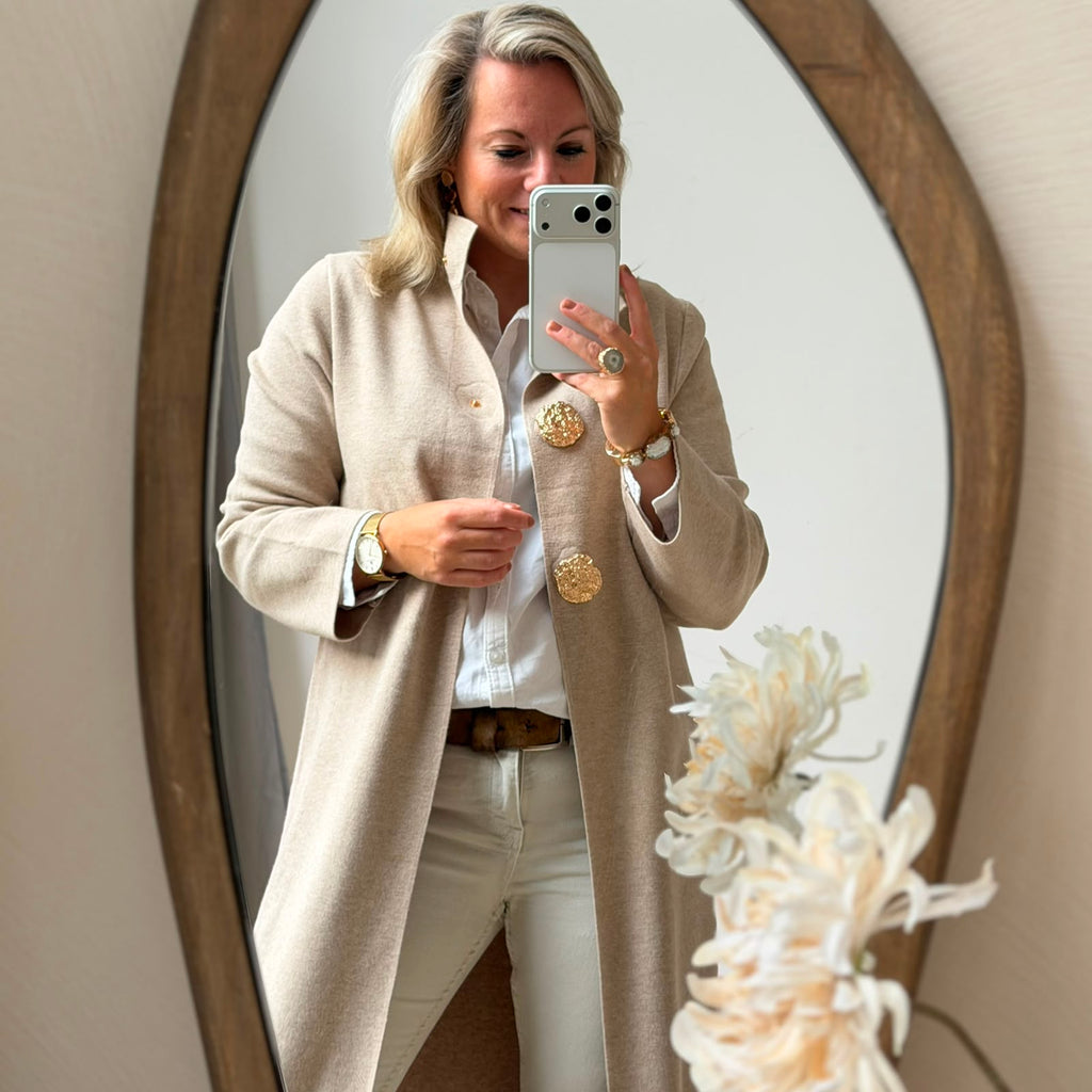 Vest Lis met gouden knopen