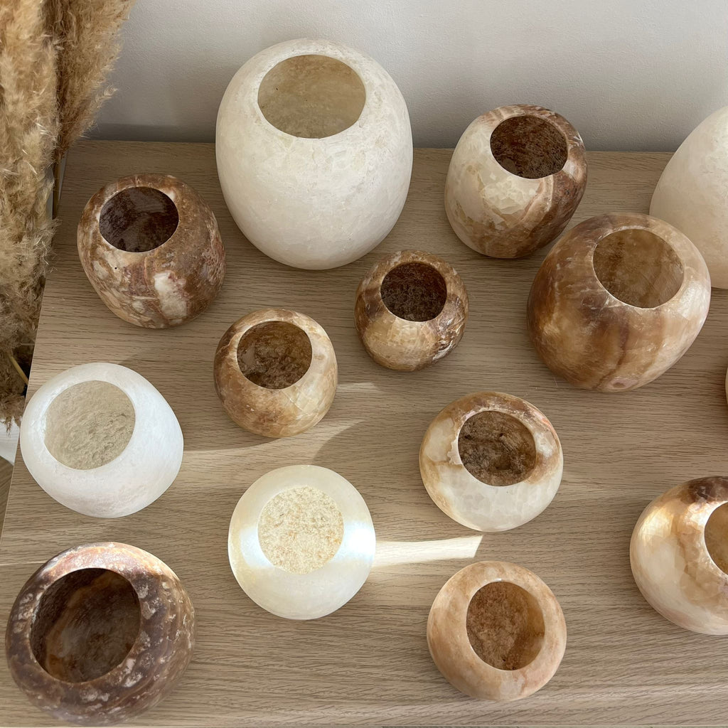 Alabaster rond