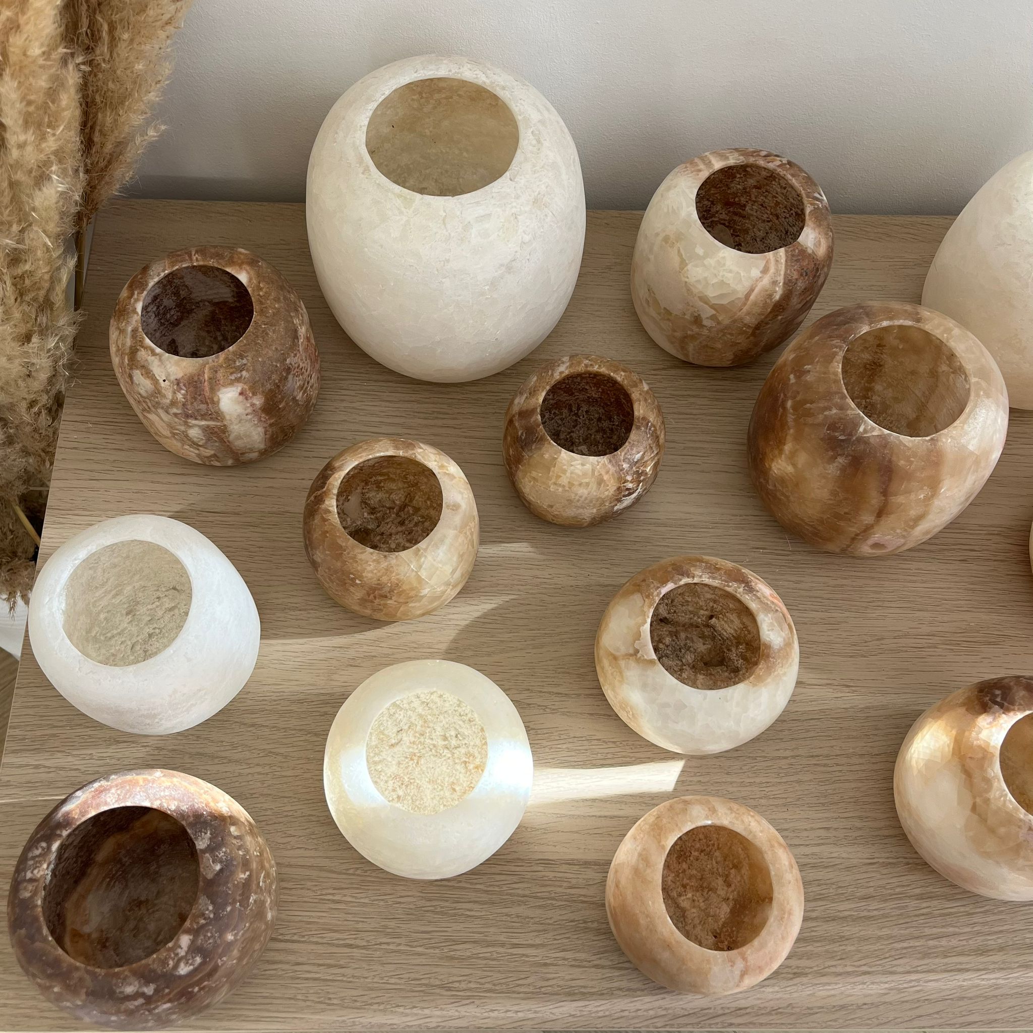Alabaster rond