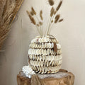 Bamboe schelp vaas