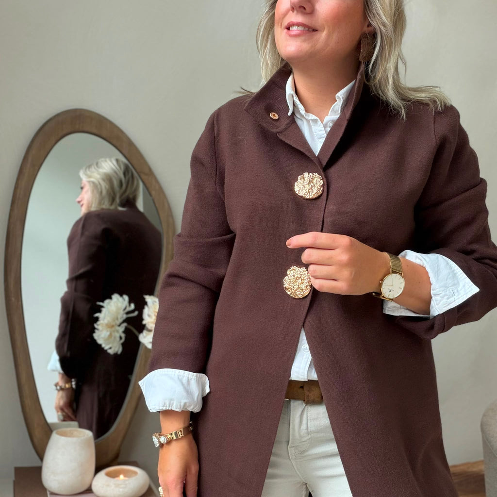 Vest Lis met gouden knopen