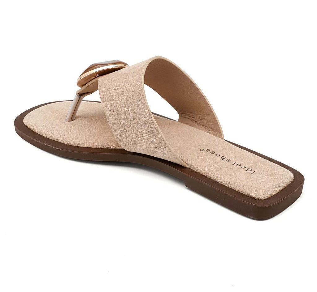 Suede slipper