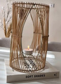Rotan windlicht